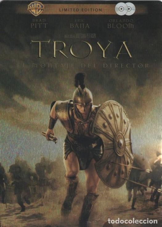 Cine: TROYA. LIMITED EDITION (2 DISCOS) EN ESTUCHE METALIZADO DVD-9735