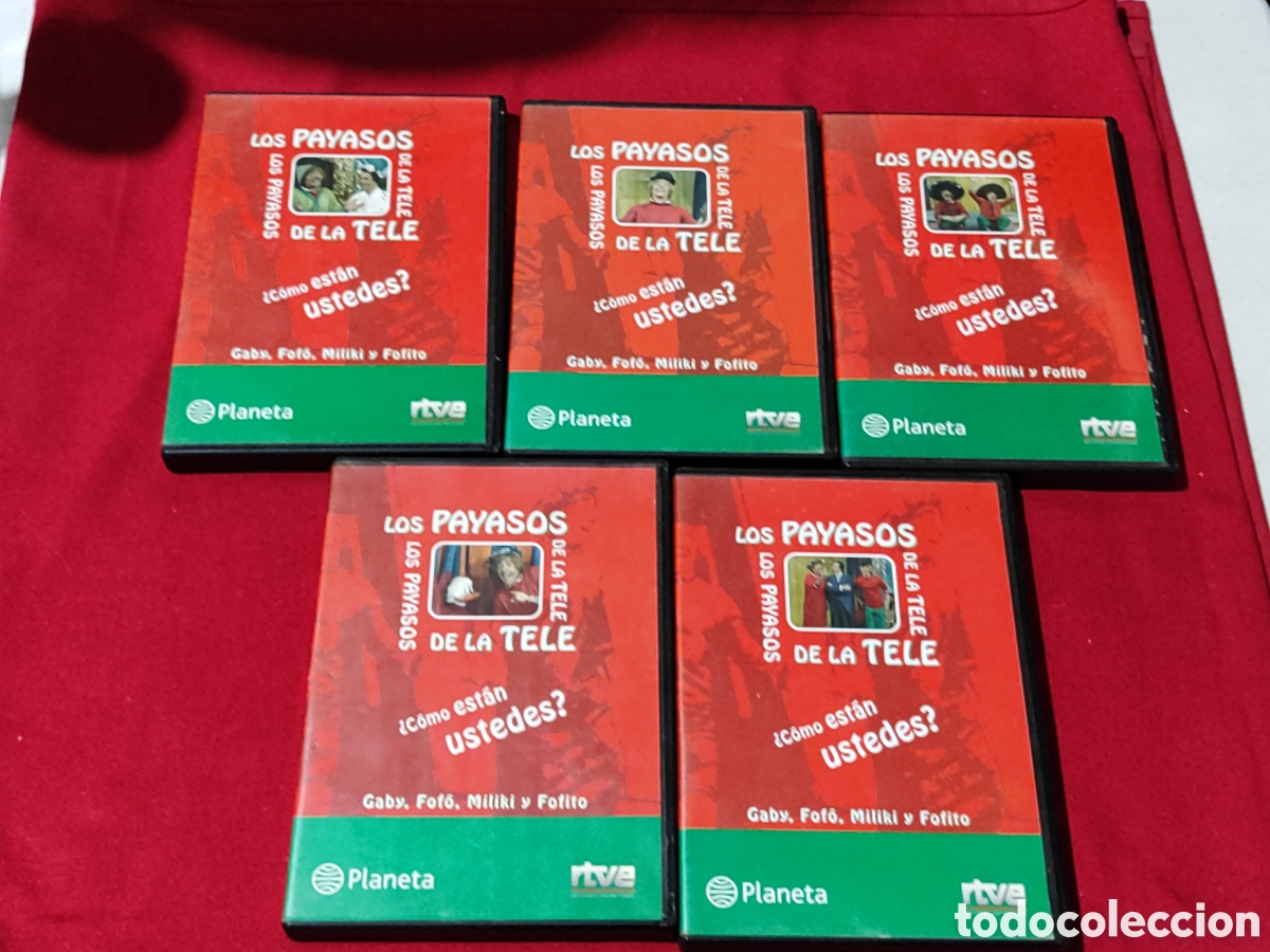 Cine: Colecci&oacute;n completa 5 DVDs Los Payasos De La tele