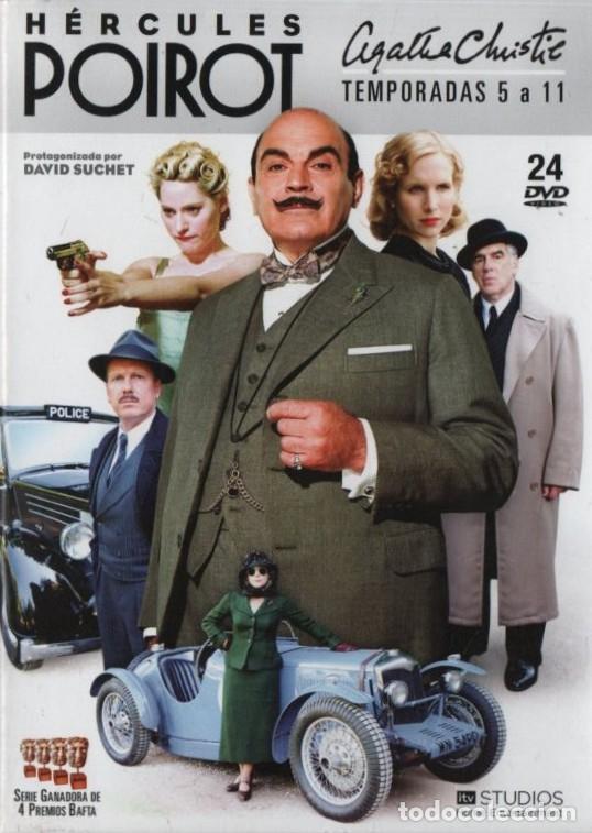 Cine: HERCULES POIROT AGATHA CHRISTIE TEMPORADAS 5 A 11 (24 DISCOS) DVD-9738
