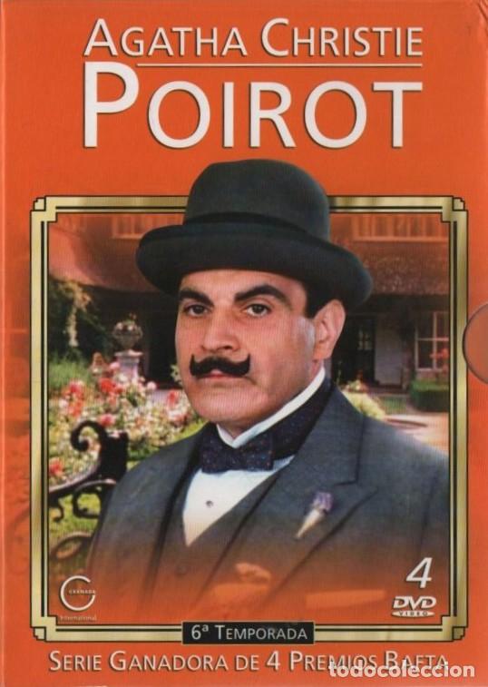 Cine: HERCULES POIROT AGATHA CHRISTIE 6&ordf; TEMPORADA (4 DISCOS) DVD-9739