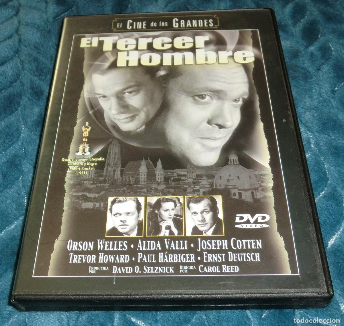 Cine: DVD EL TERCER HOMBRE (EL CINE DE LOS GRANDES-01) (DE COLECCIONISTA-PERFECTO ESTADO-SOLO UN USO)
