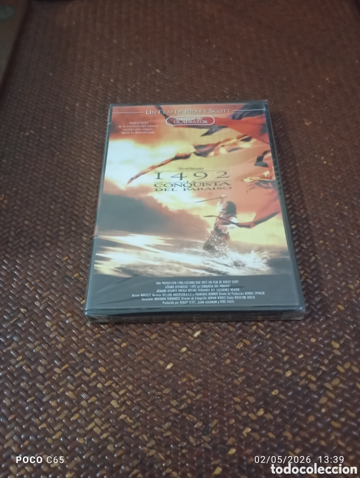 Cine: 1492 la conquista del para&iacute;so precintada