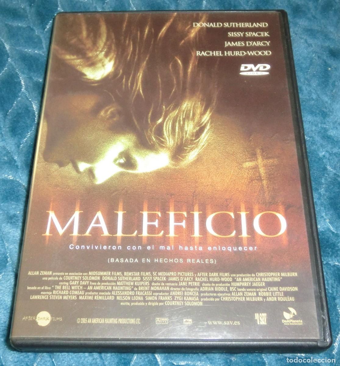 Cine: DVD MALEFICIO - DONALD SUTHERLAND (DE COLECCIONISTA-PERFECTO ESTADO-UN S&Oacute;LO USO)