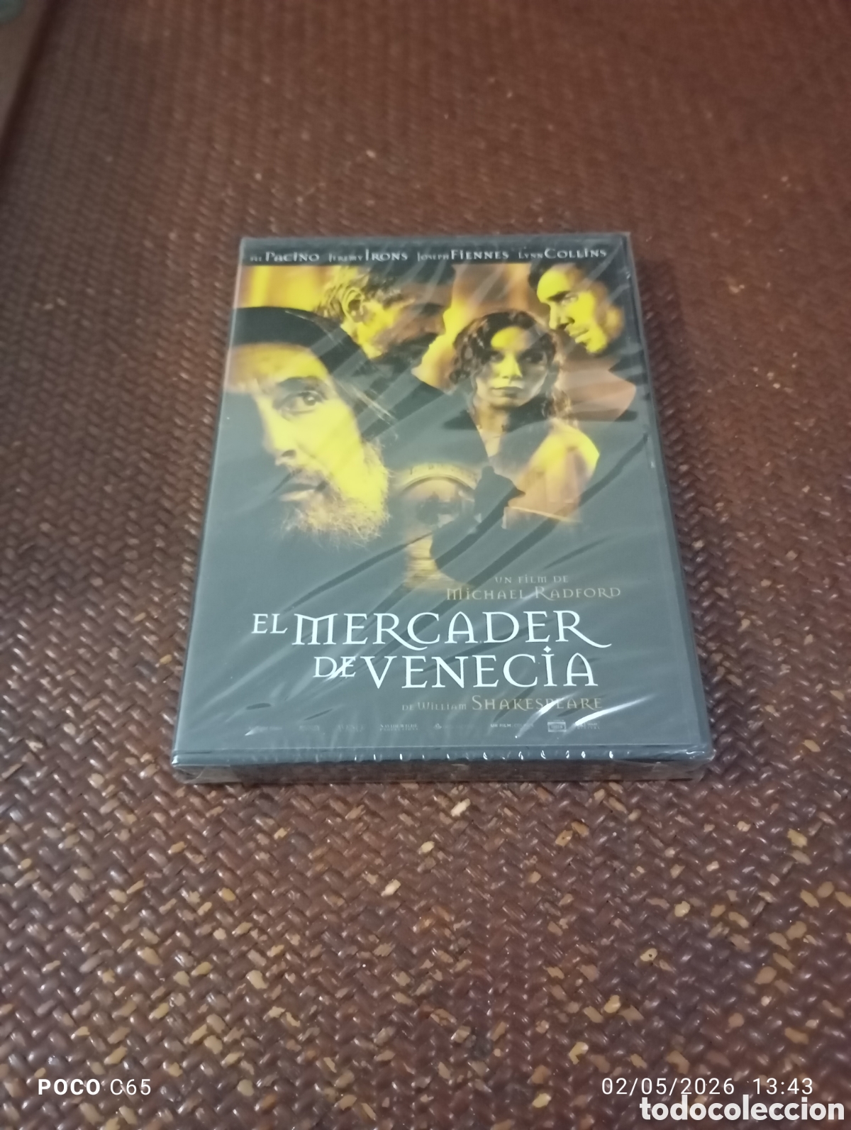 Cine: El mercader de Venecia precintado DVD