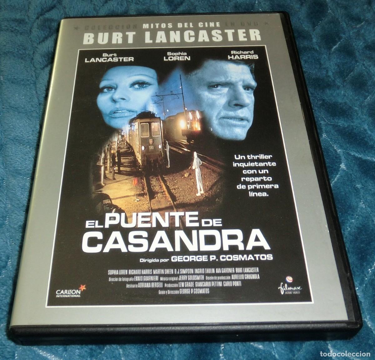 Cine: DVD EL PUENTE DE CASANDRA - BURT LANCASTER [ORIGINAL] (DE COLECCIONISTA-PERFECTO ESTADO)
