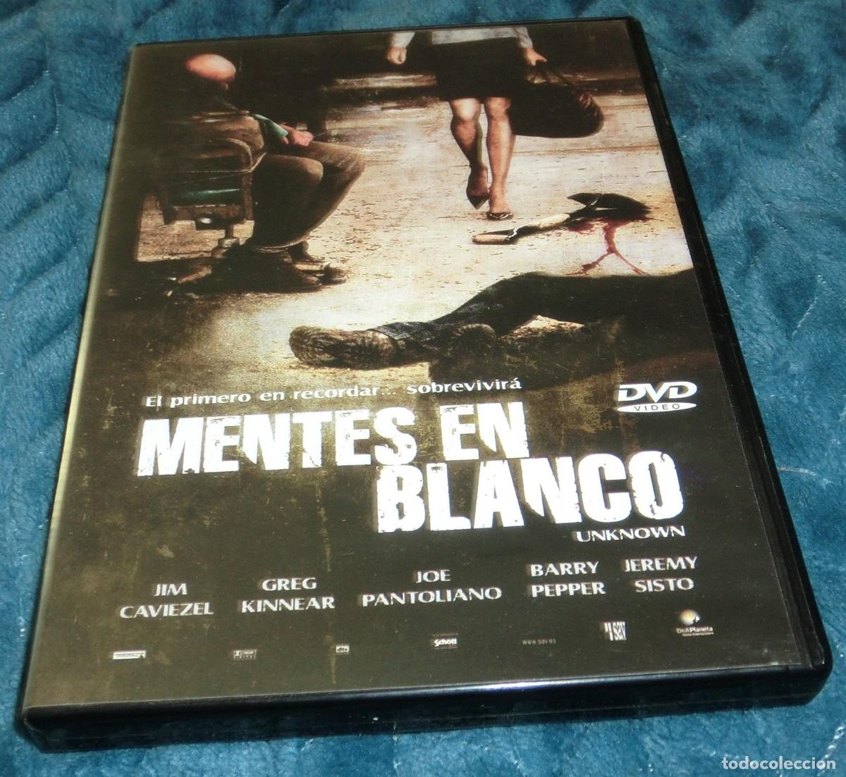 Cine: DVD MENTES EN BLANCO - JIM CAVIEZEL (DE COLECCIONISTA-PERFECTO ESTADO-UN S&Oacute;LO USO))