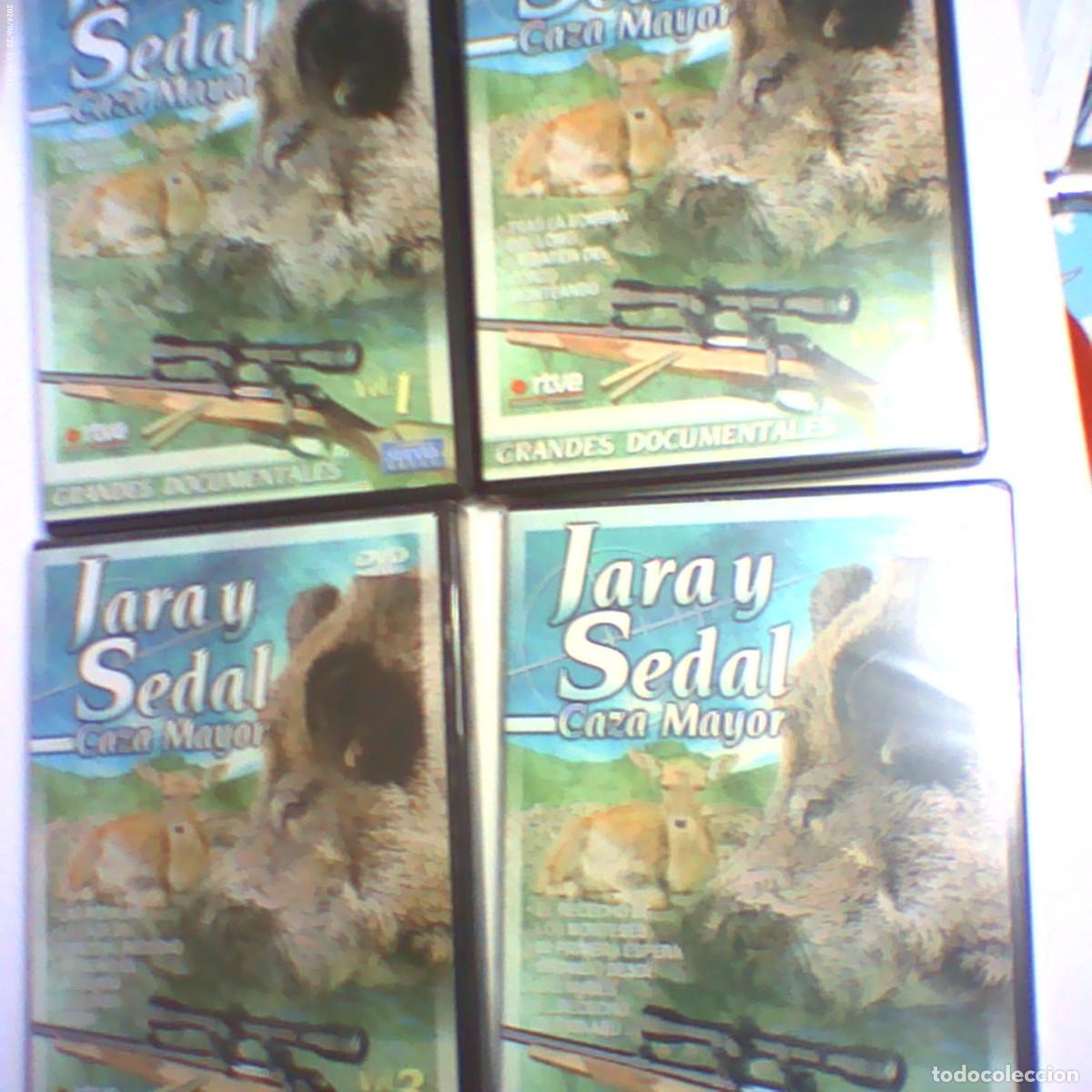 Cine: dvd 4 discos jara y sedal caza mayor. 356 min (2 precintados y dos seminuevos)