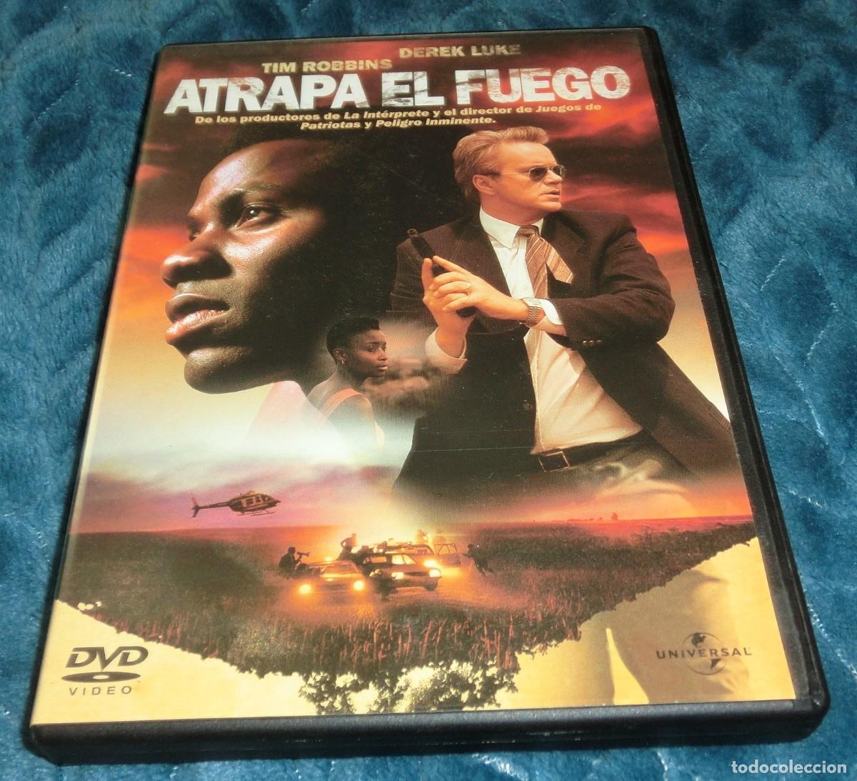 Cine: DVD ATRAPA EL FUEGO - TIM ROBBINS (DE COLECCIONISTA-PERFECTO ESTADO-UN S&Oacute;LO USO))