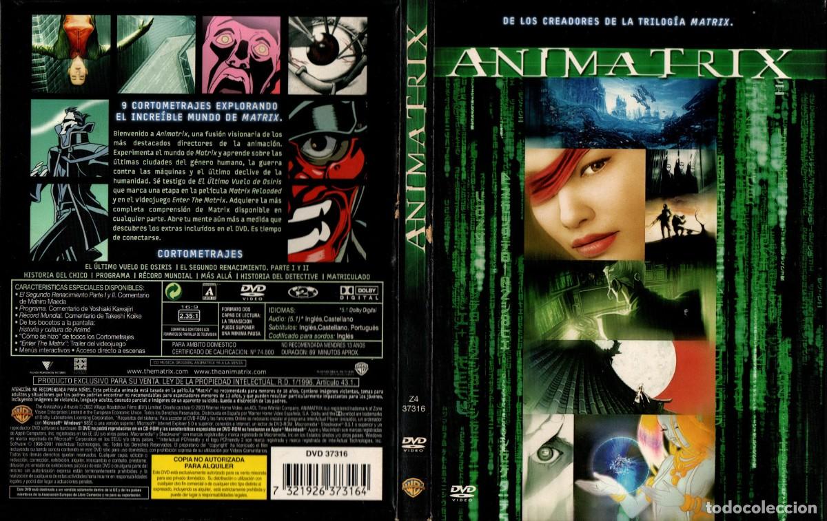 Cine: ANIMATRIX. WARNER 2003