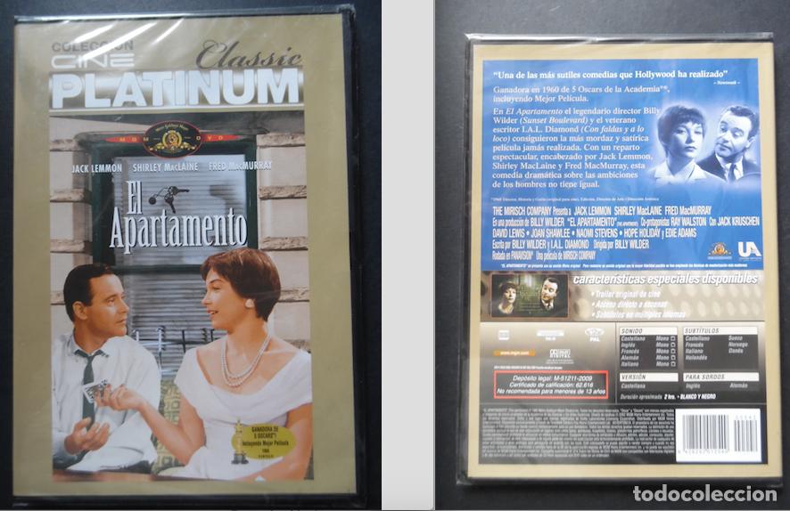 Cine: El apartamento (1960), de Billly Wider con Jack Lemmon, Shirley MacLaine y Fred MacMurray.Precintado