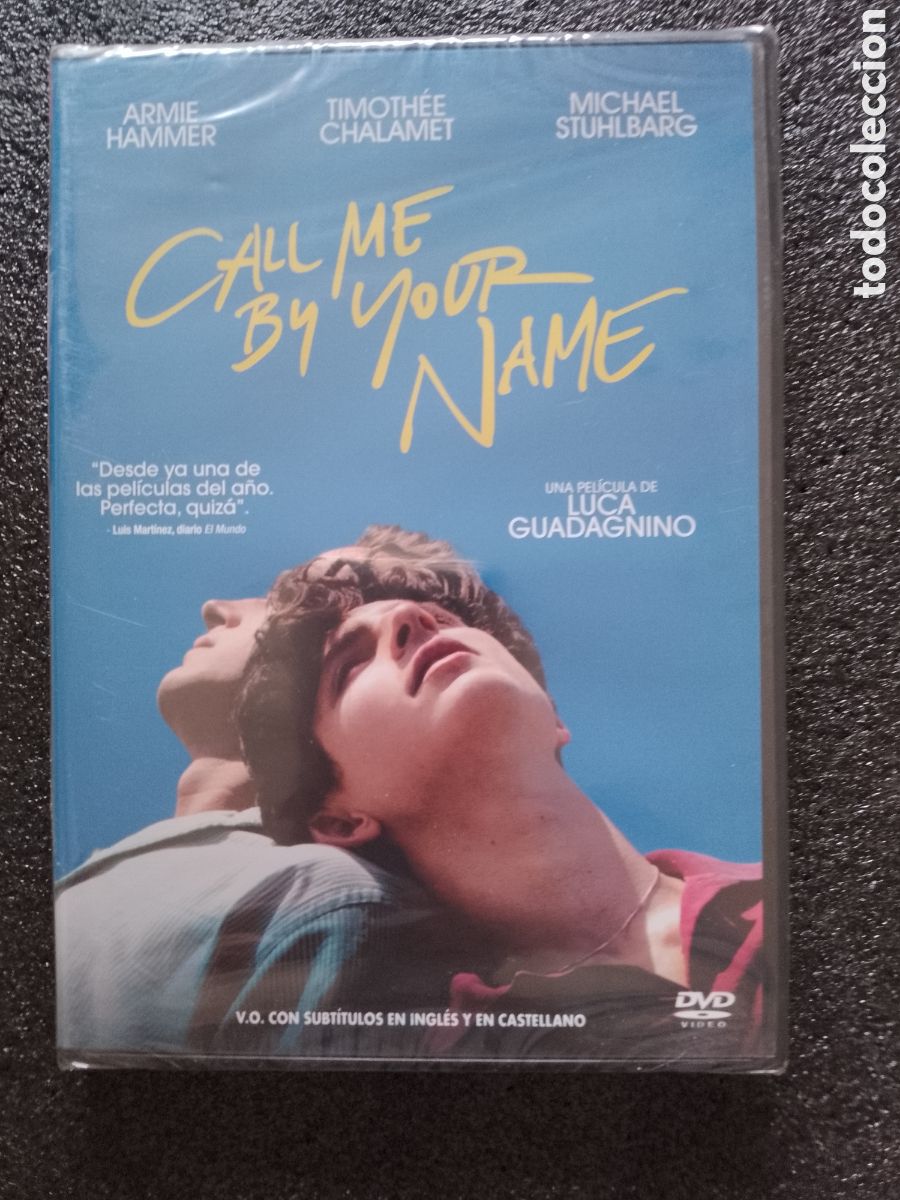 Cine: CALL ME BY YOUR NAME - DE LUCA GUADAGNINO - DVD NUEVO PRECINTADO