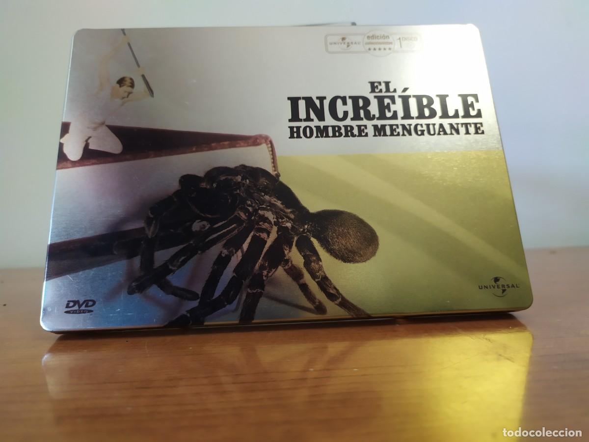 Cine: EL INCREIBLE HOMBRE MENGUANTE,EDICI&Oacute;N COLECCIONISTA CAJA METALICA-PELICULA CINE DVD-