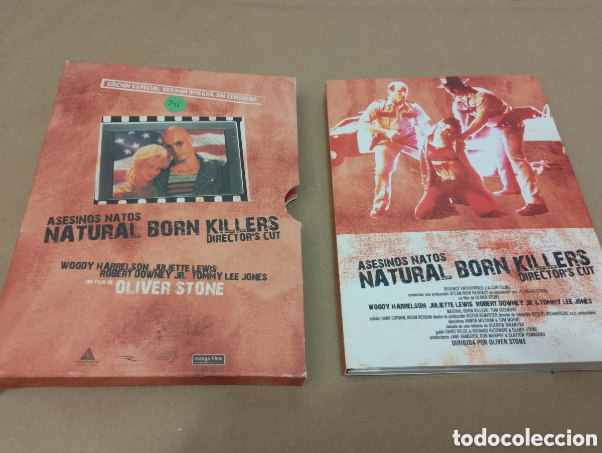Cinema: Dvd. Asesinos Natos. Edci&oacute;n Especial. Ojo, solo dvd de la pel&iacute;cula. No incluye el dvd de extras.