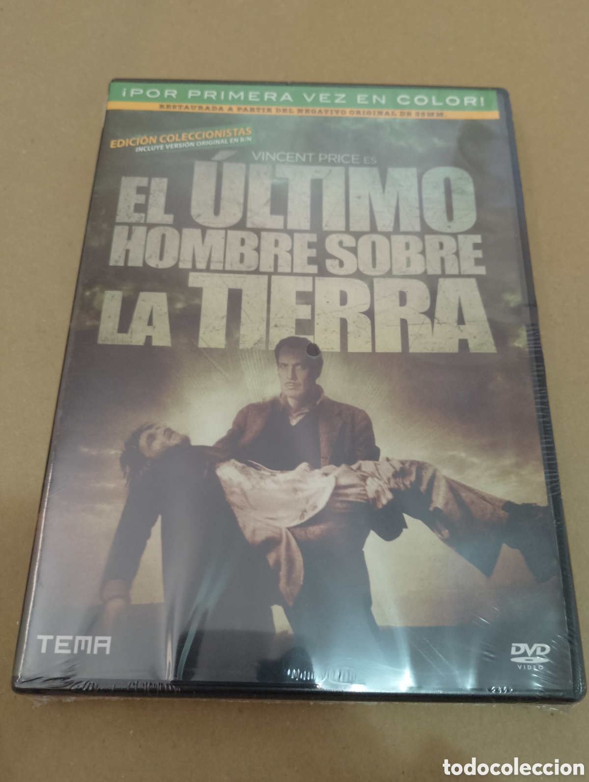Cinema: Dvd. El &uacute;ltimo hombre sobre la tierra. Precintado. Edici&oacute;n Coleccionistas. Con Vincent Price. Descat
