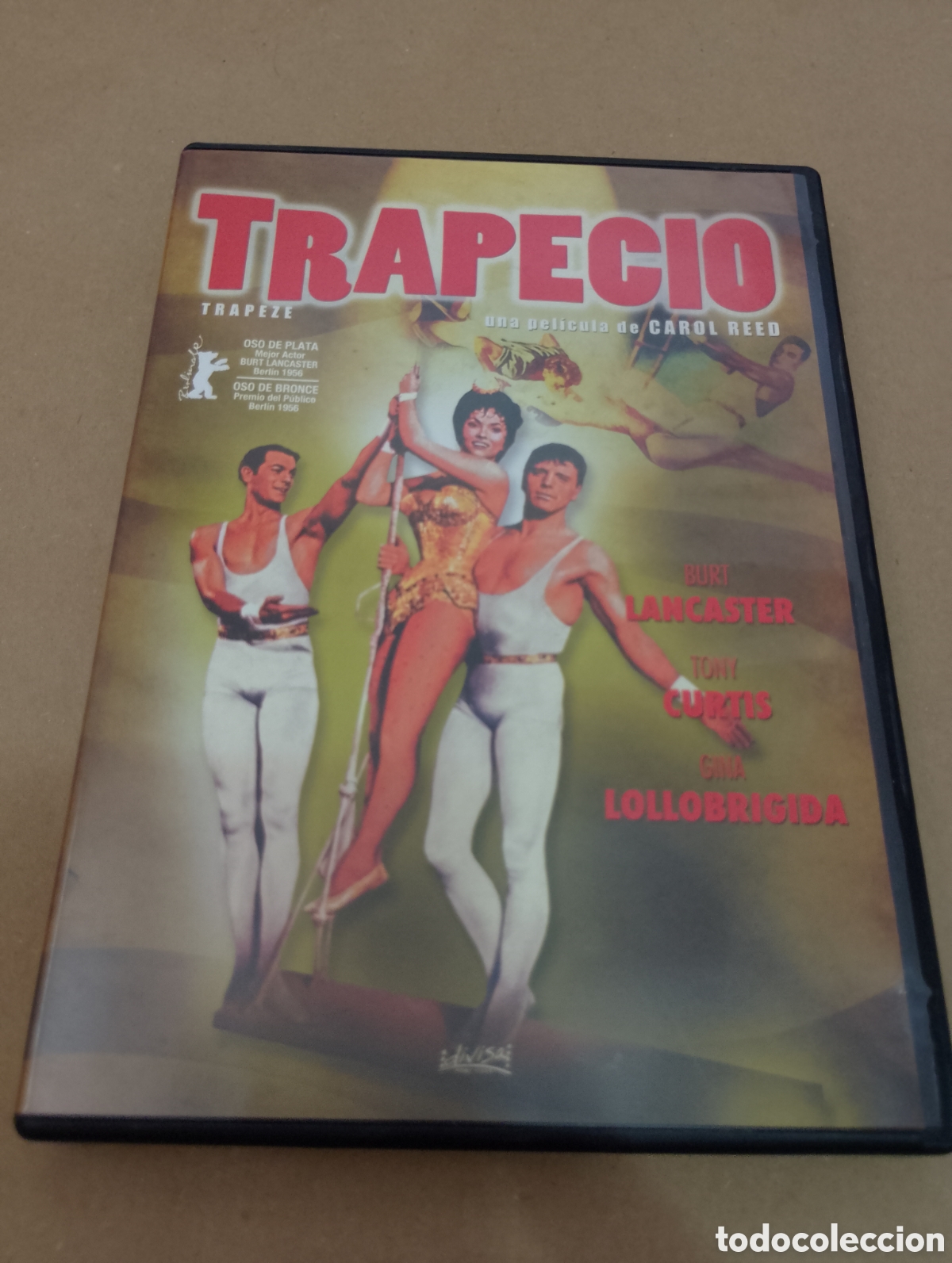 Cinema: Dvd. Trapecio. Con Gina Lollobrigida, Burt Lancaster y Tony Curtis.