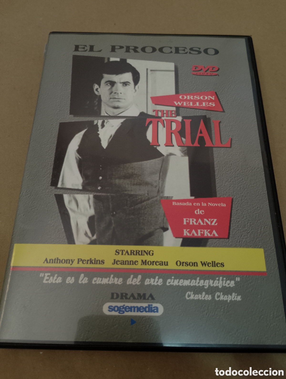 Cinema: Dvd. El proceso. Orson Wells. Con Anthony Perkins.