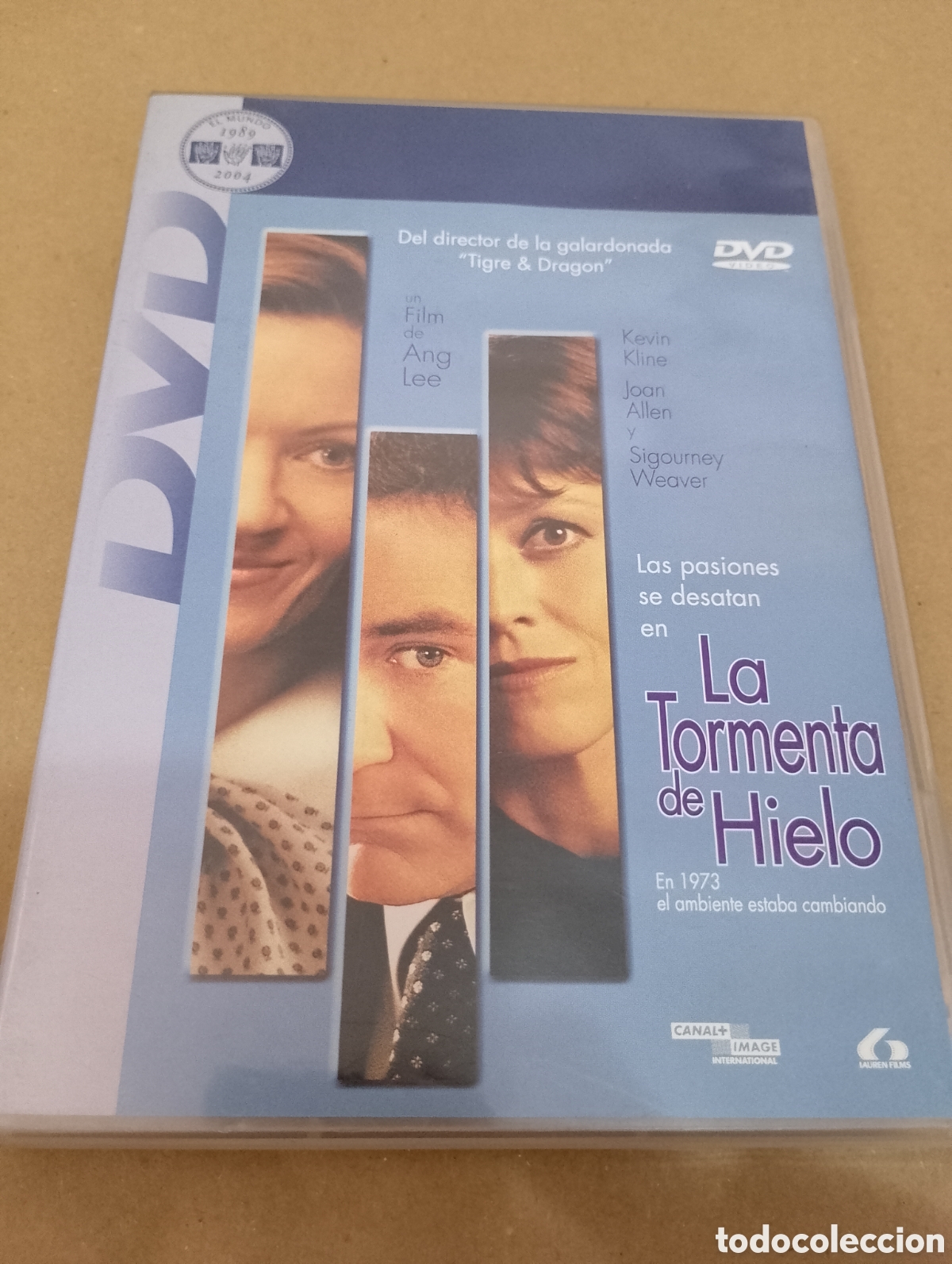 Cinema: Dvd. La tormenta de hielo. Ang Lee. Con Sigourney Weaver y Kevin Kline.