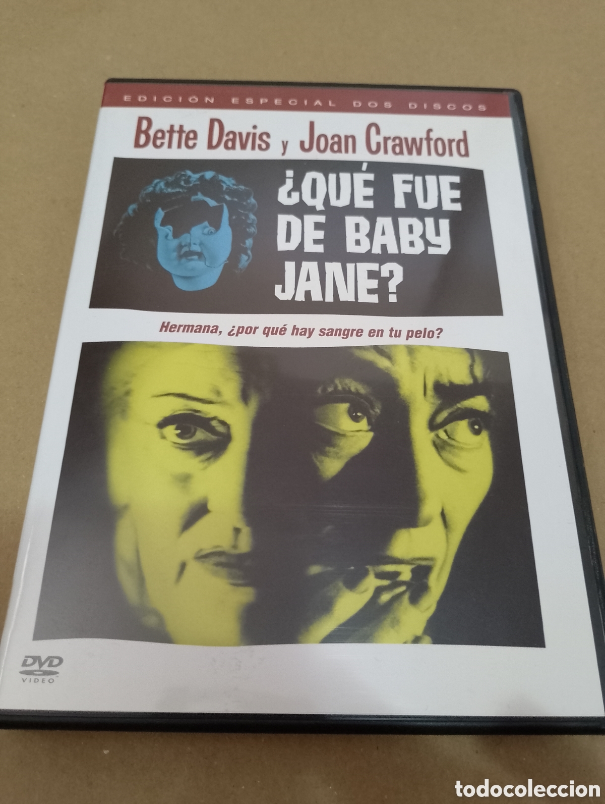 Cine: Dvd. &iquest;Qu&eacute; fue de Baby Jane? 2 dvds. Obra Maestra de Robert Aldrich. Con Bette Davis y Joan Crawford