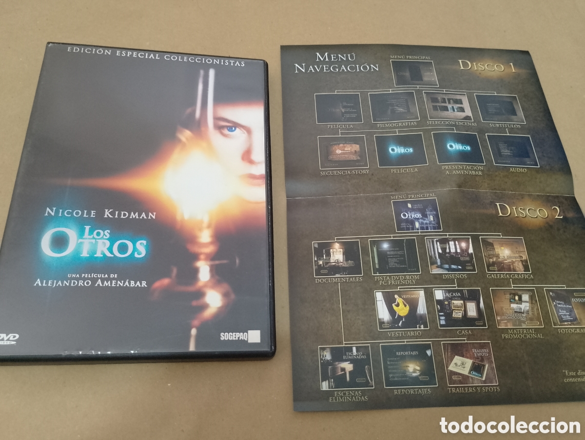 Cinema: Dvd. Los Otros. 2 dvds. Alejandro Amenabar.