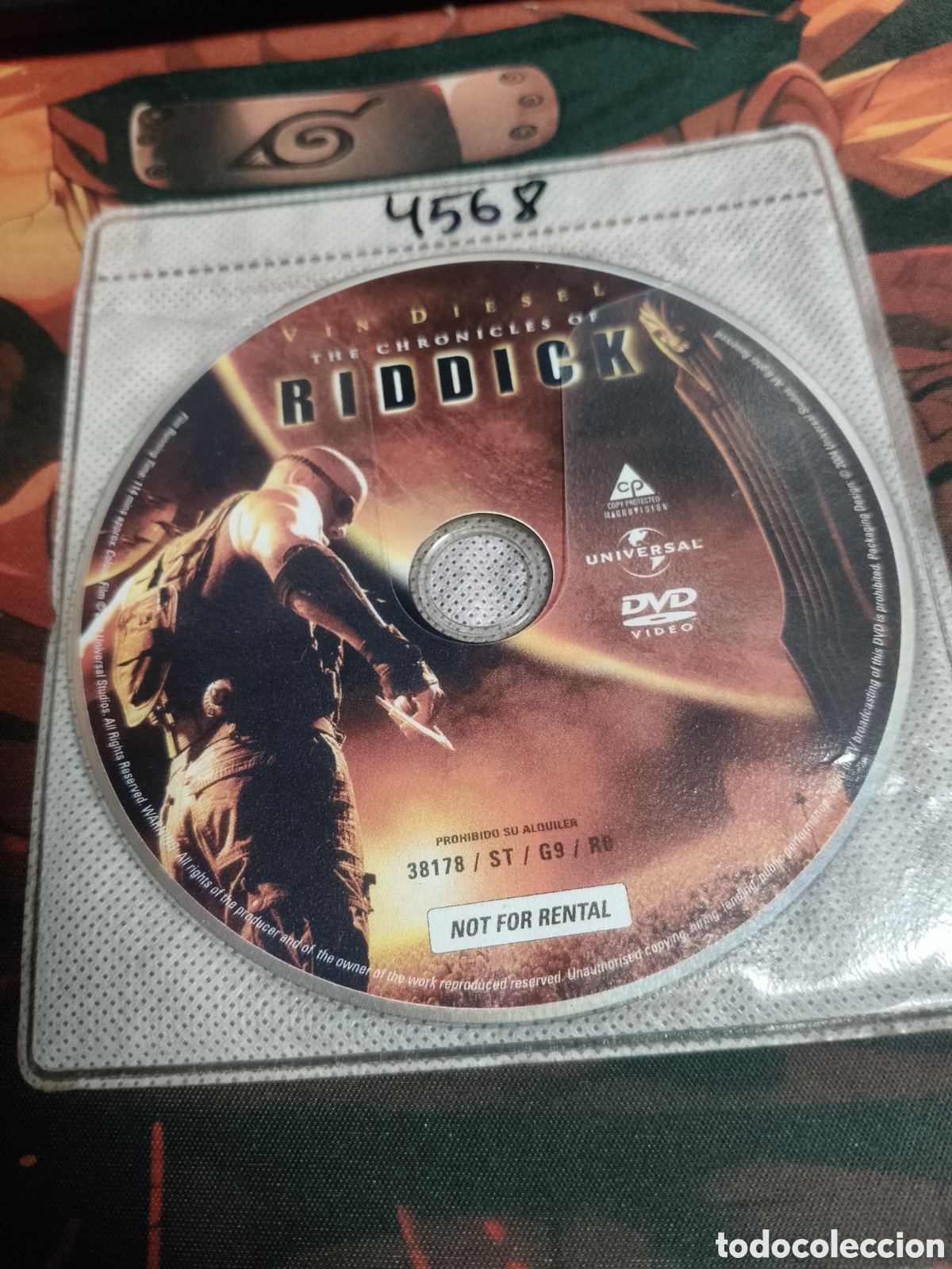 Cine: Las cr&oacute;nicas de riddick DVD - 4568 (disco solo)