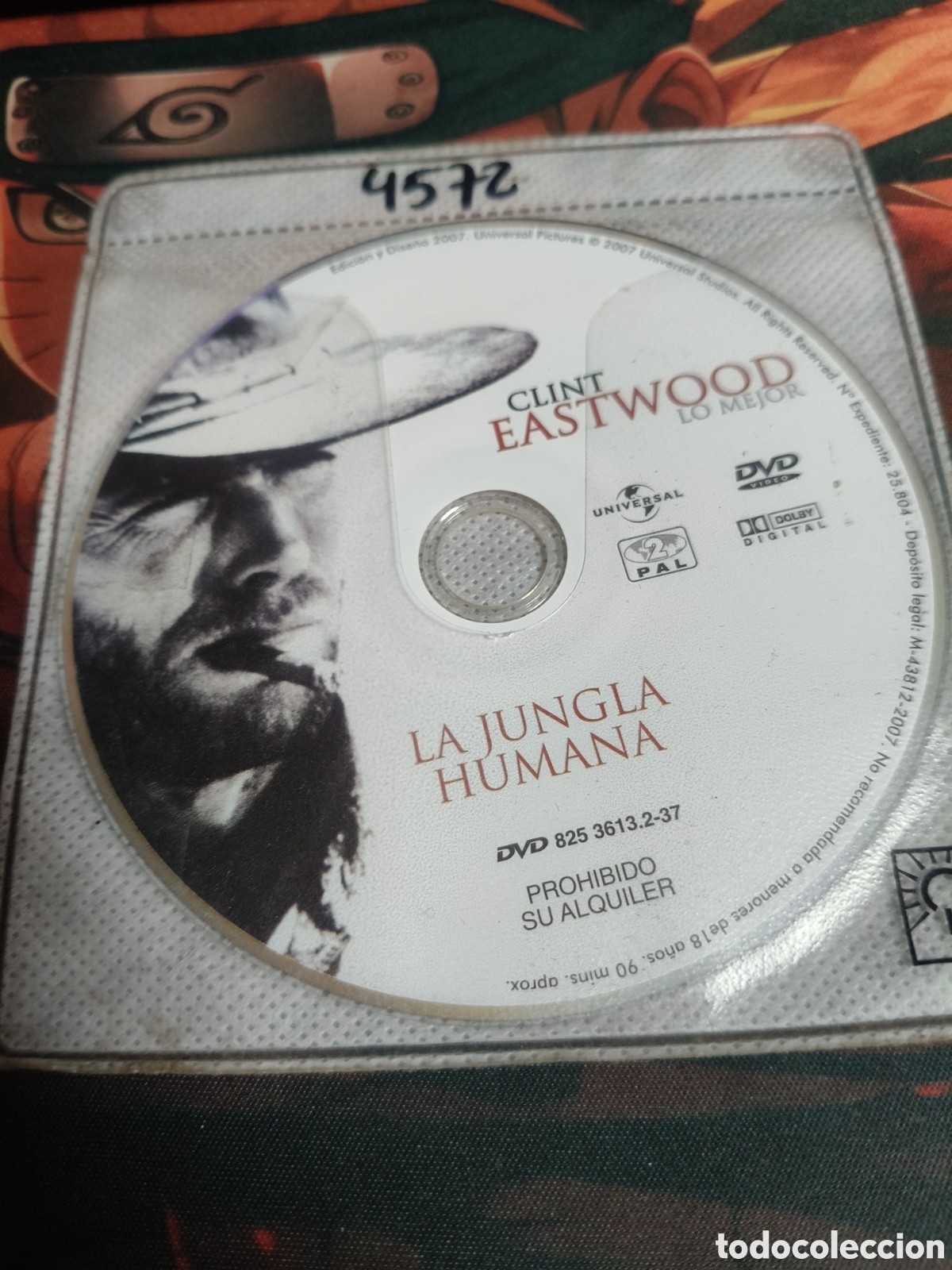 Cine: La jungla humana DVD - 4572 (disco solo)