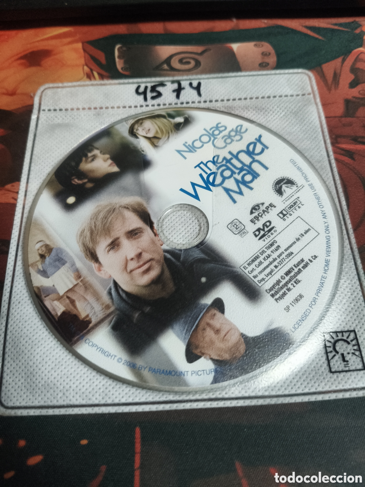 Cine: El hombre del tiempo DVD - 4574 (disco solo)