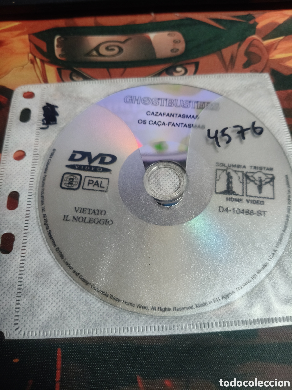 Cine: Cazafantasmas DVD -4576 (disco solo)