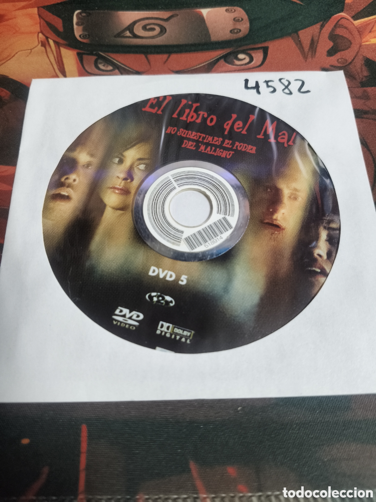 Cine: El libro del mal DVD - 4582 (disco solo)