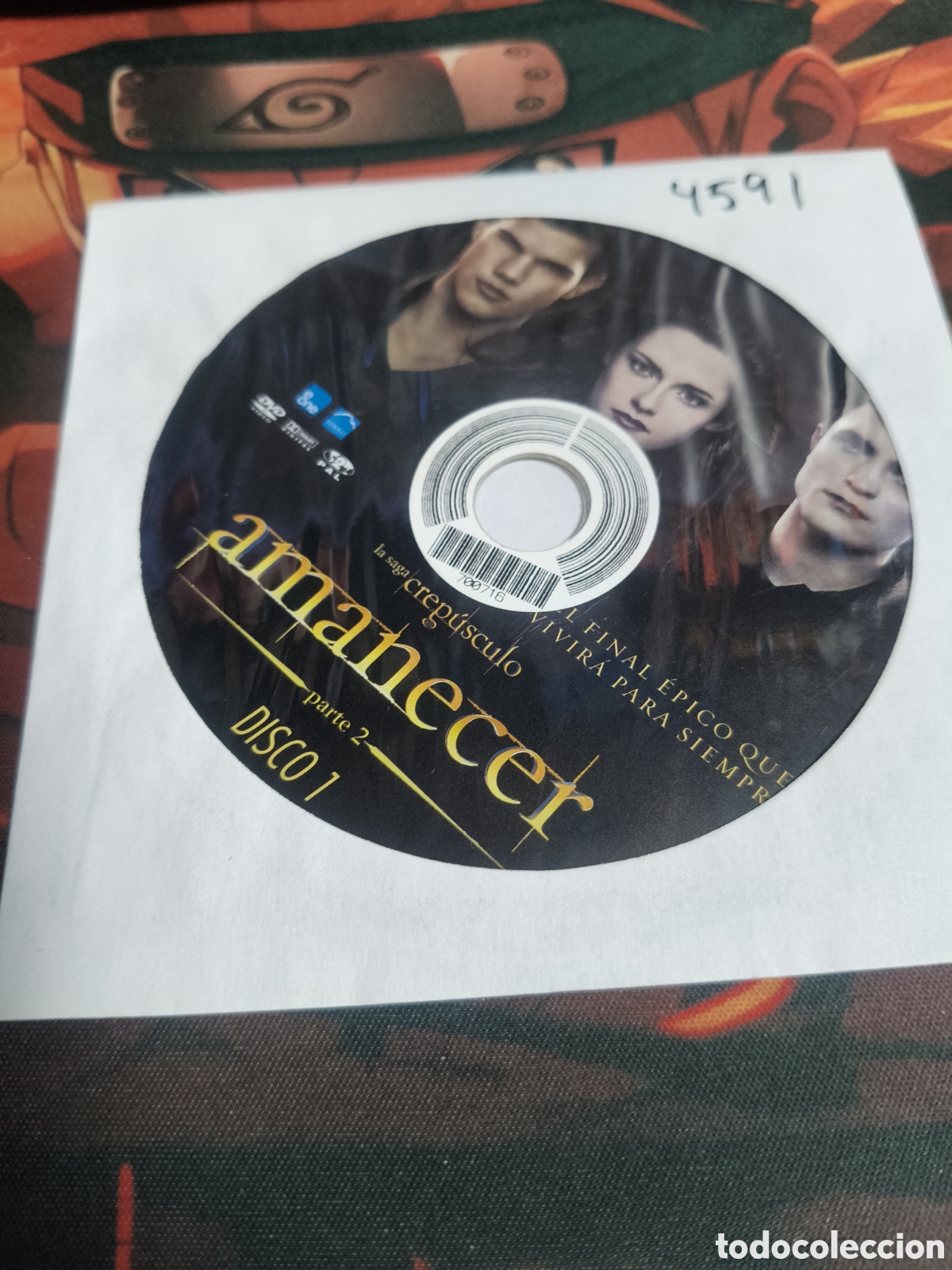 Cine: Amanecer parte 2 DVD - 4591 (disco solo)