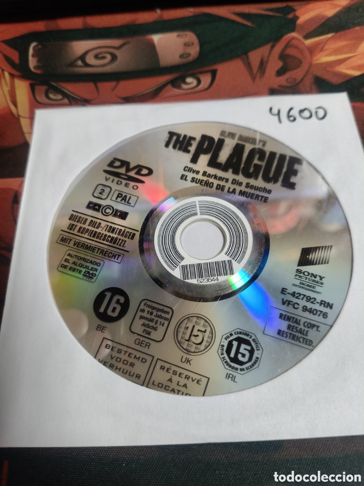 Cine: El sue&ntilde;o de la muerte DVD - 4600 (disco solo)