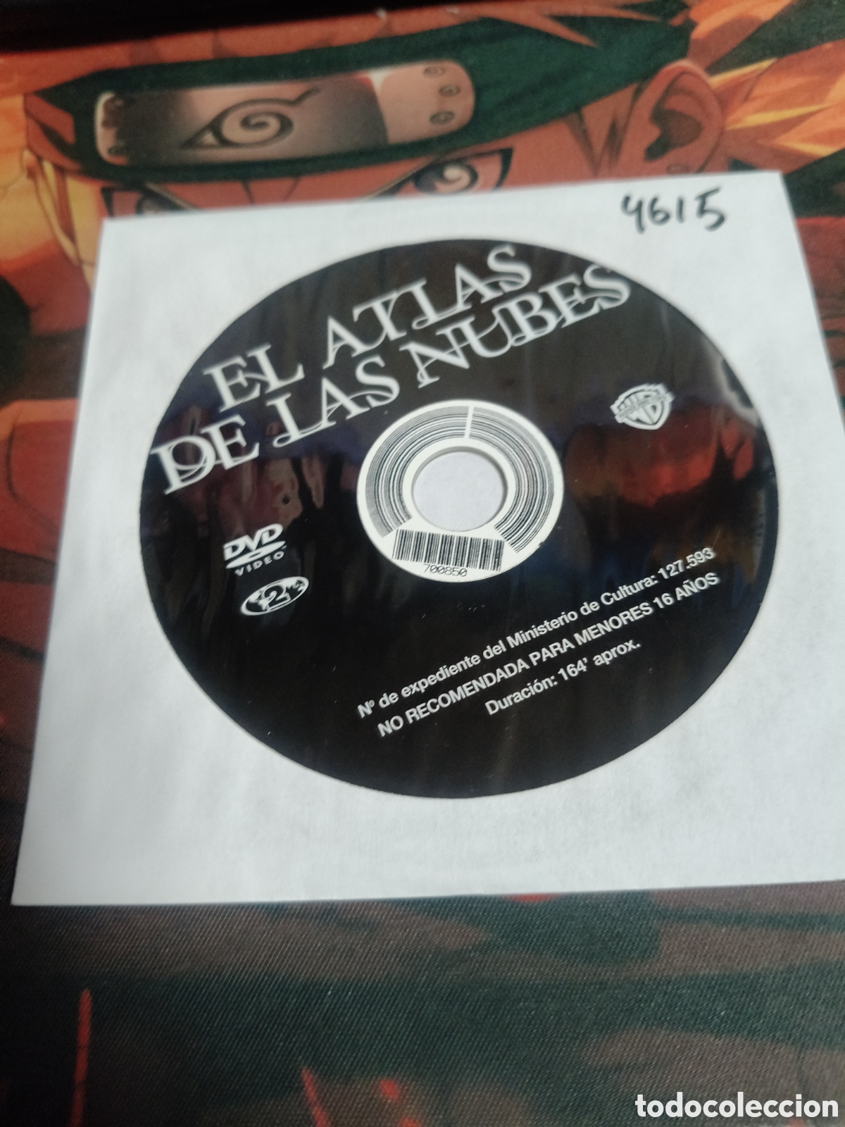 Cine: El atlas de las nubes dvd - 4615 (disco solo)