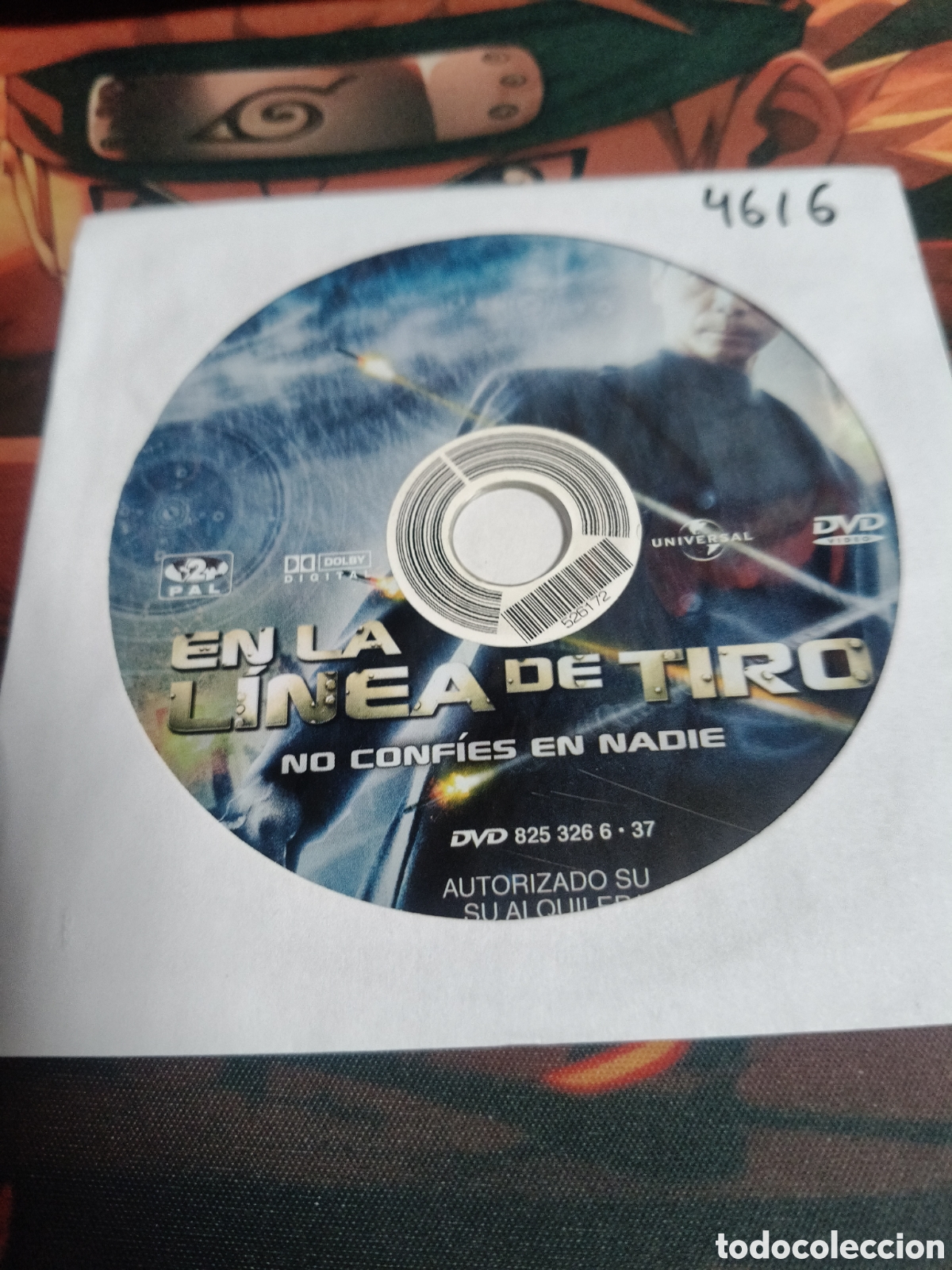 Cine: En la linea de tiro DVD - 4616 (disco solo)