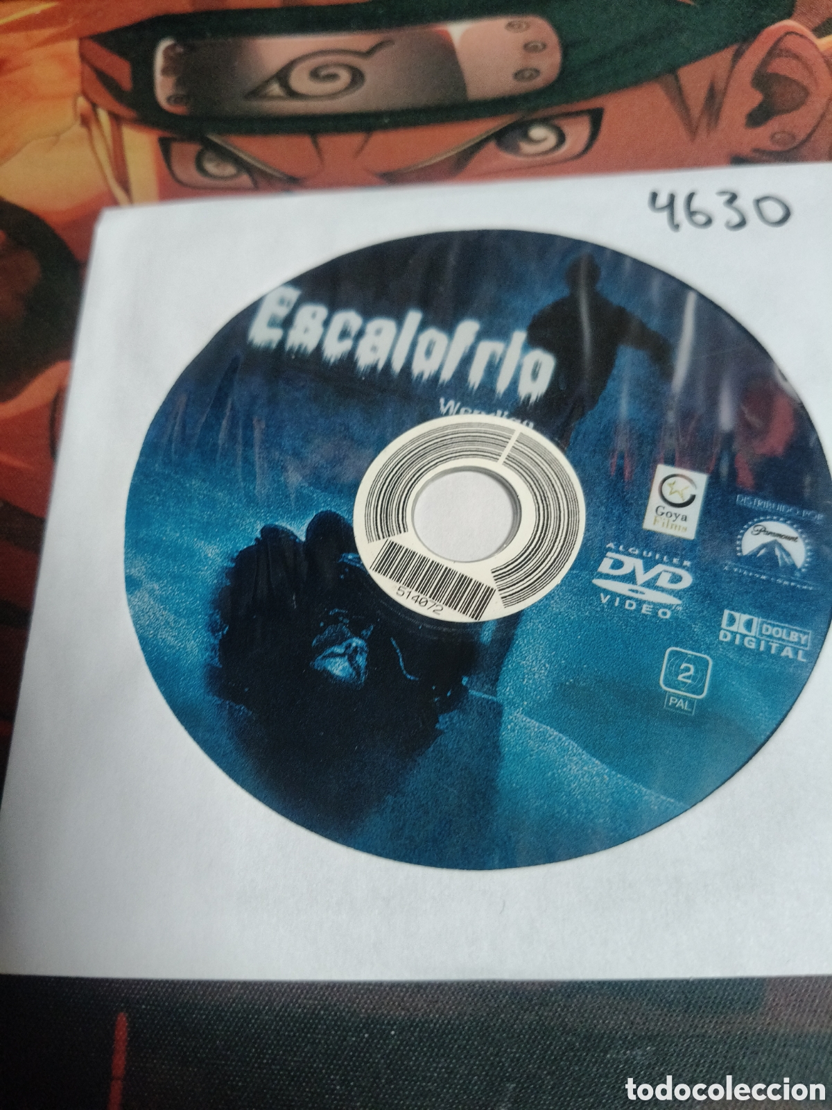 Cine: Escalofr&iacute;o DVD - 4630 (disco solo)