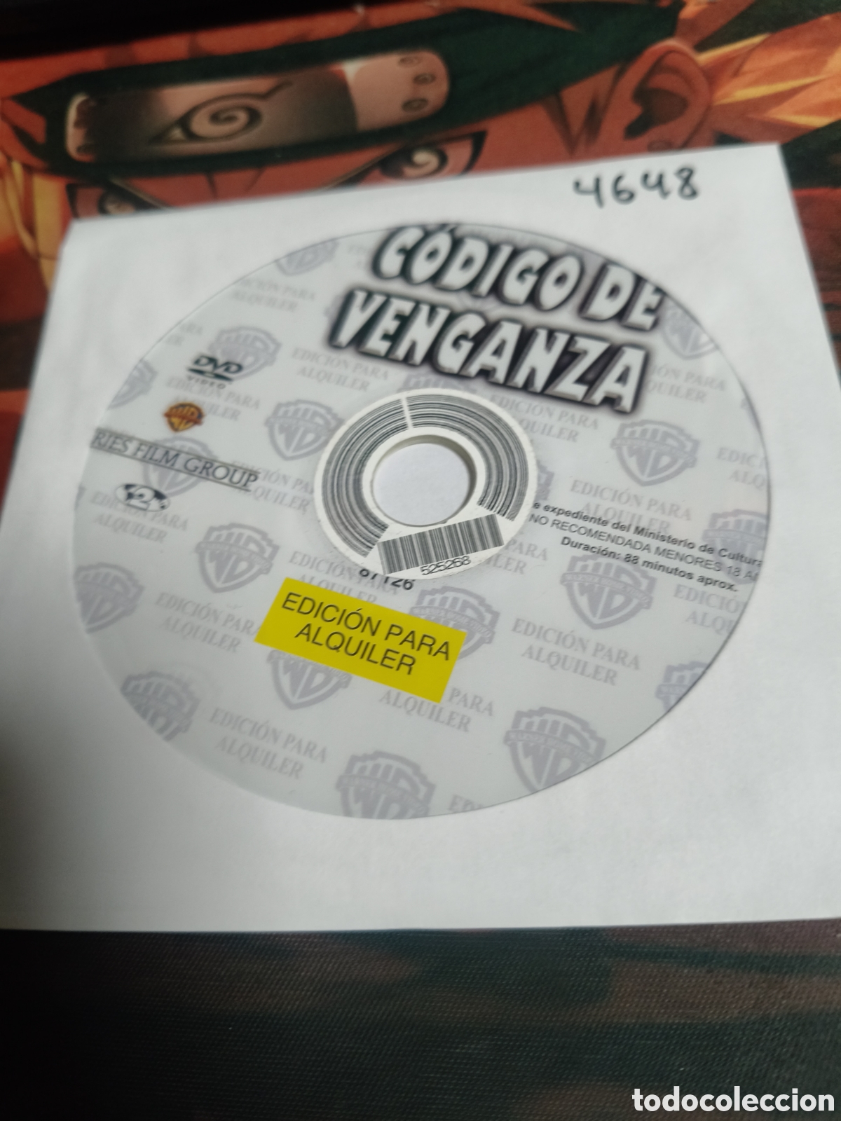 Cine: C&oacute;digo de venganza DVD - 4648 (disco solo)