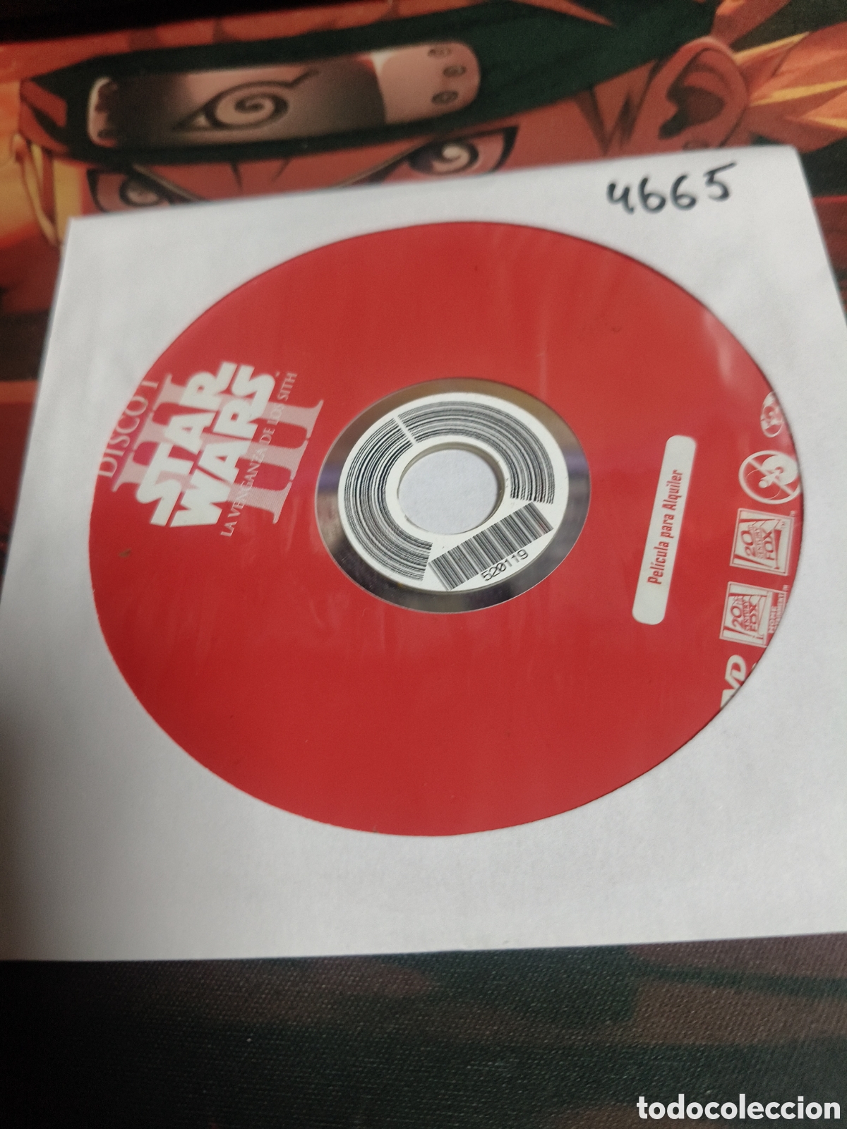 Cine: Star wars 3 DVD - 4665 (disco solo)