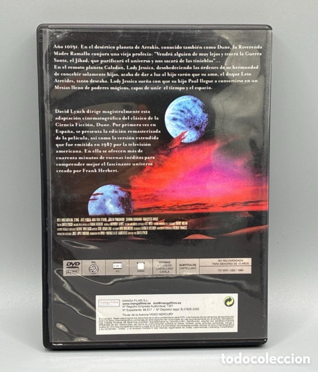 Cine: Dune (David Lynch) DVD - Foto 2