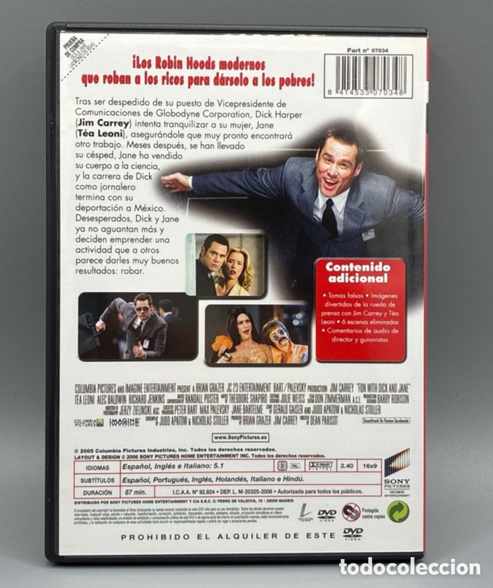 Cine: Dick y Jane Ladrones de risa DVD - Foto 2