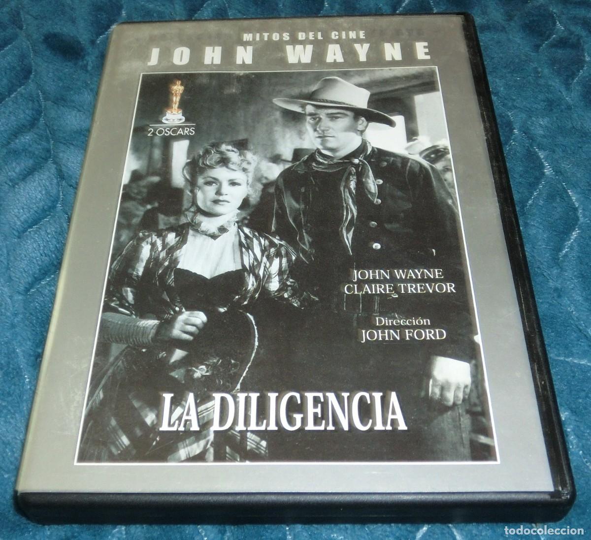 Cine: DVD LA DILIGENCIA (MITOS DEL CINE) (DE COLECCIONISTA-PERFECTO ESTADO-UN S&Oacute;LO USO))