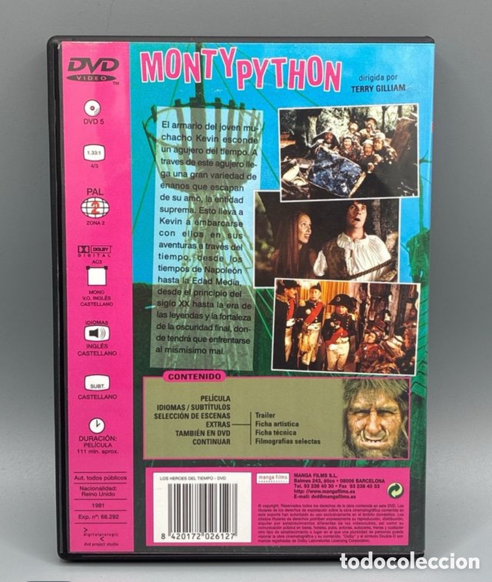 Cine: Los h&eacute;roes del tiempo (Monty Python) DVD - Foto 2