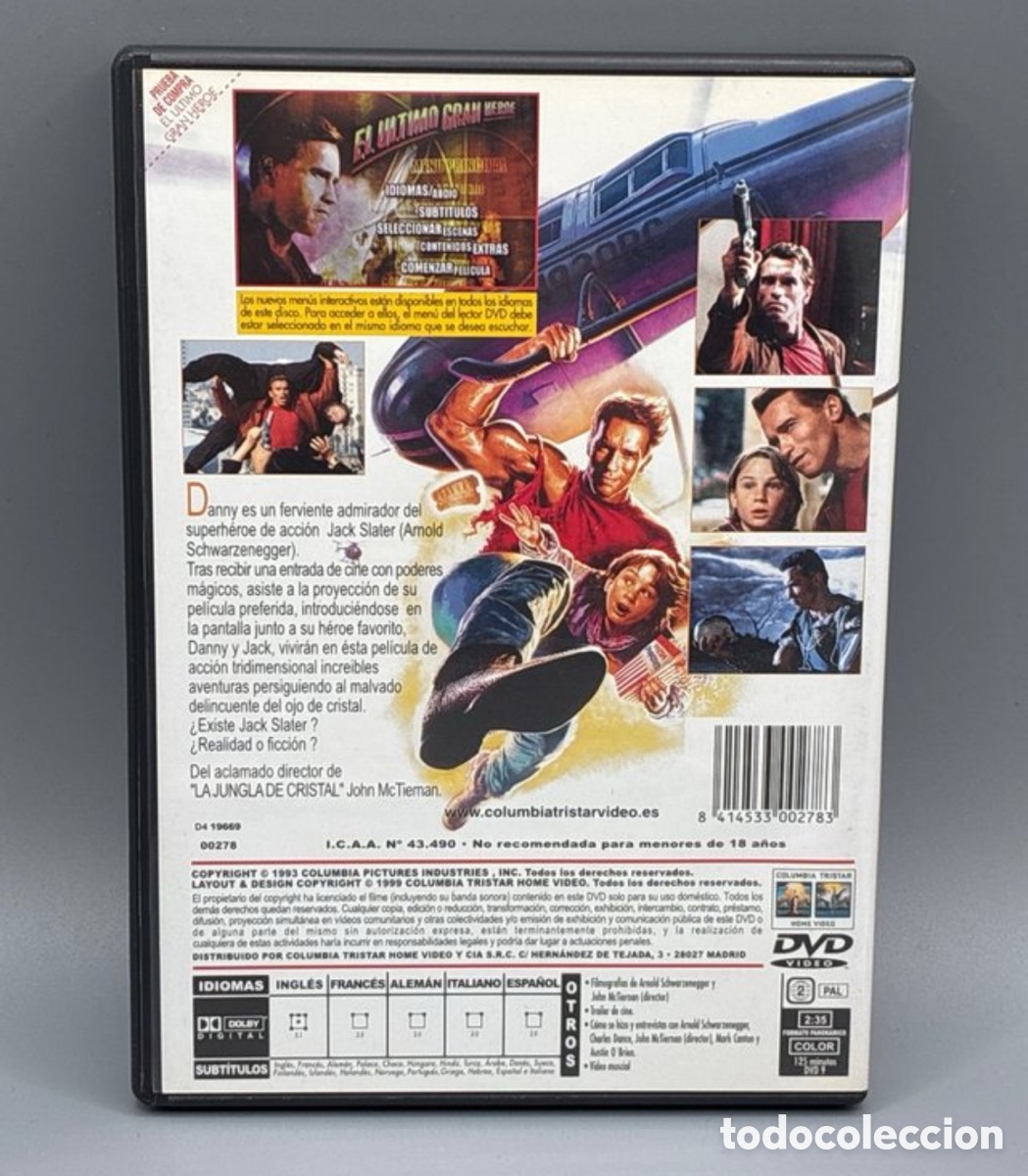 Cine: El &uacute;ltimo gran h&eacute;roe DVD - Foto 2