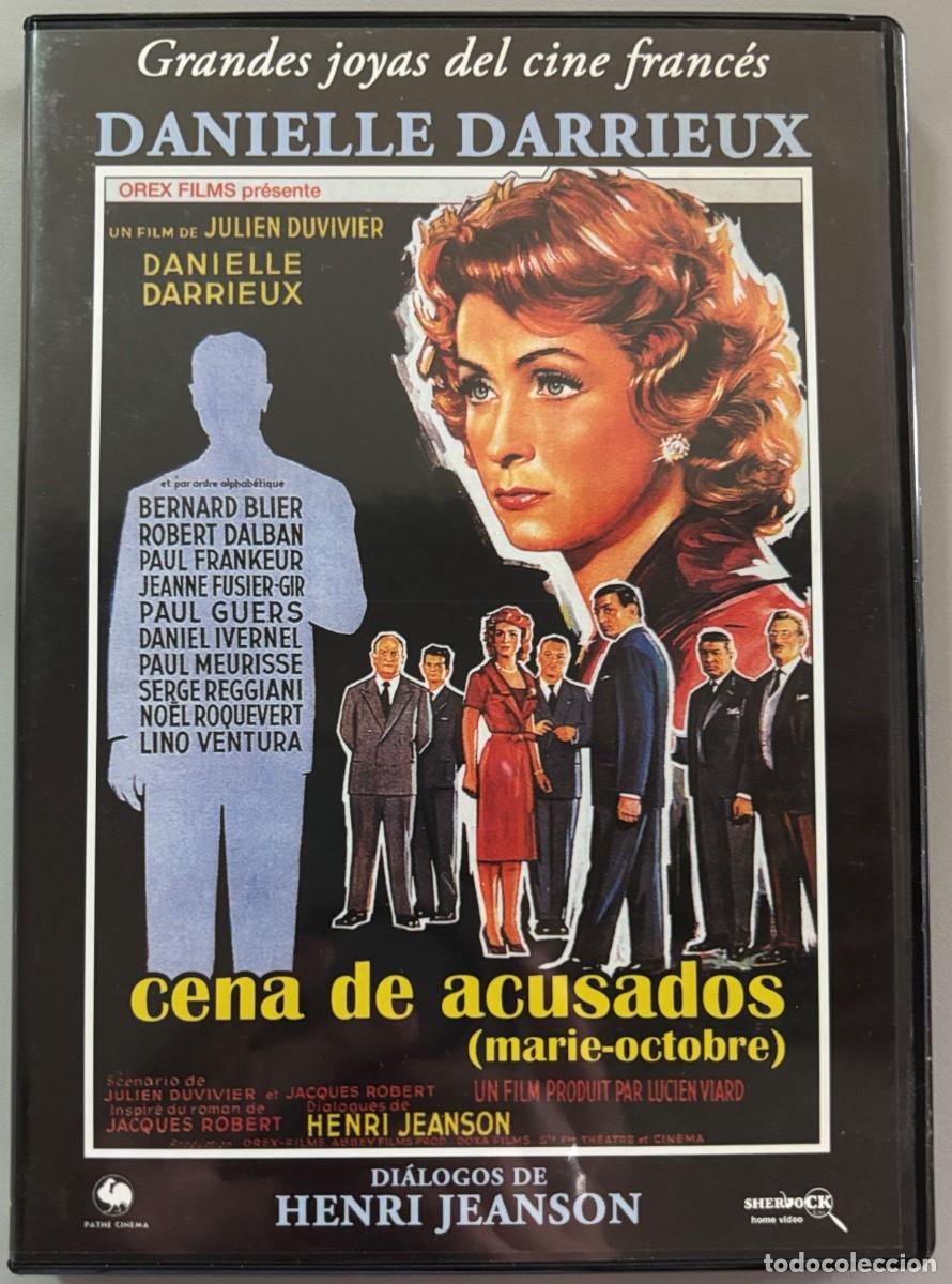 Cine: CENA DE ACUSADOS (MARIE-OCTOBRE, 1959) DANIELLE DARRIEUX, LINO VENTURA - FILM JULIEN DUVIVIER