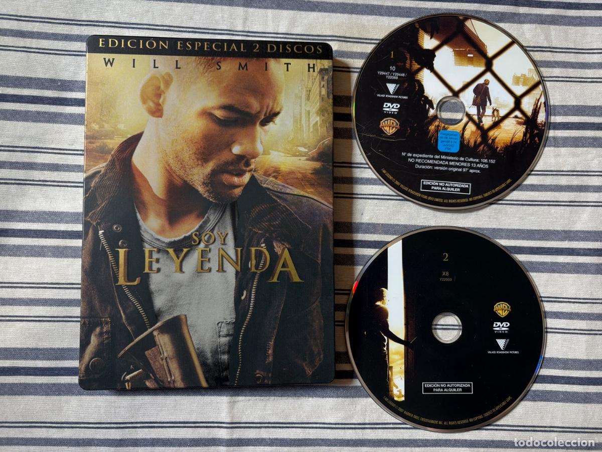 Cine: DVD4. SOY LEYENDA EDICION ESPECIAL STEELBOOK DVD