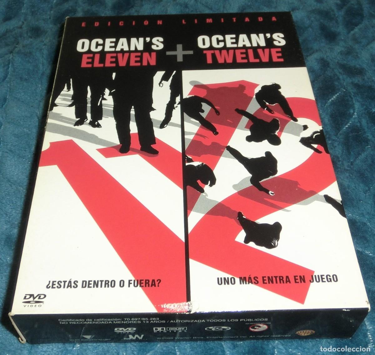 Cine: OCEAN&acute;S ELEVEN + OCEAN&acute;S TWELVE[2 PEL&Iacute;CULAS] (DE COLECCIONISTA-PERFECTO ESTADO-UN S&Oacute;LO USO)