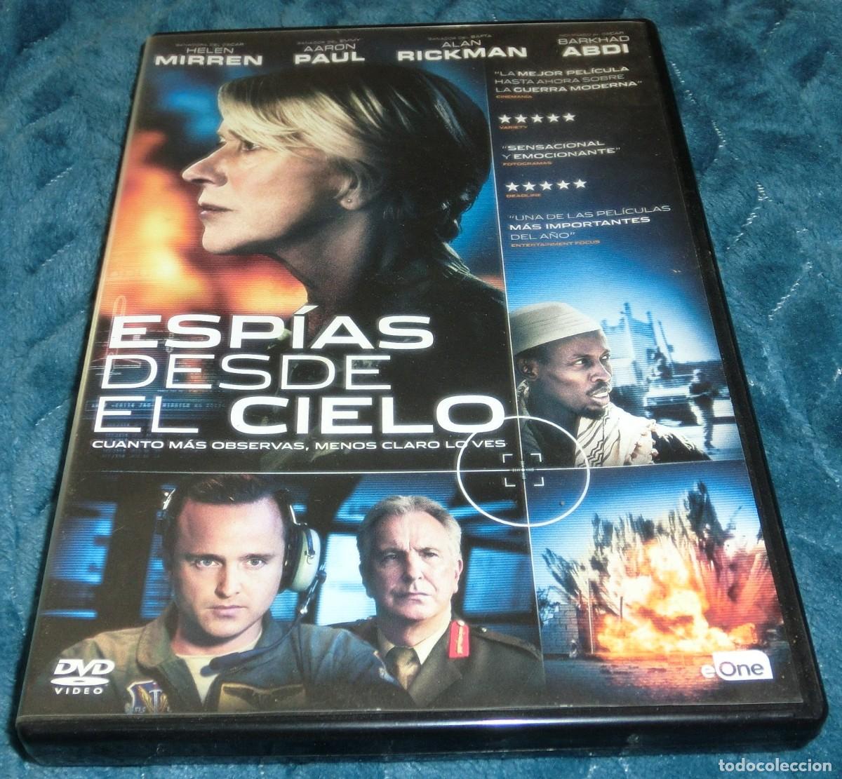 Cinema: DVD ESP&Iacute;AS DESDE EL CIELO - HELEN MIRREN/AARON PAUL (DE COLECCIONISTA-PERFECTO ESTADO-UN S&Oacute;LO USO)
