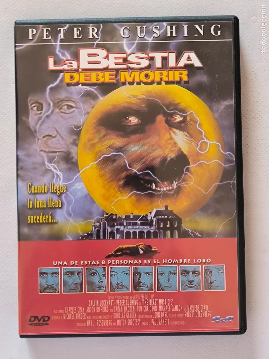 Cinema: DVD LA BESTIA DEBE MORIR - PETER CUSHING (K8)