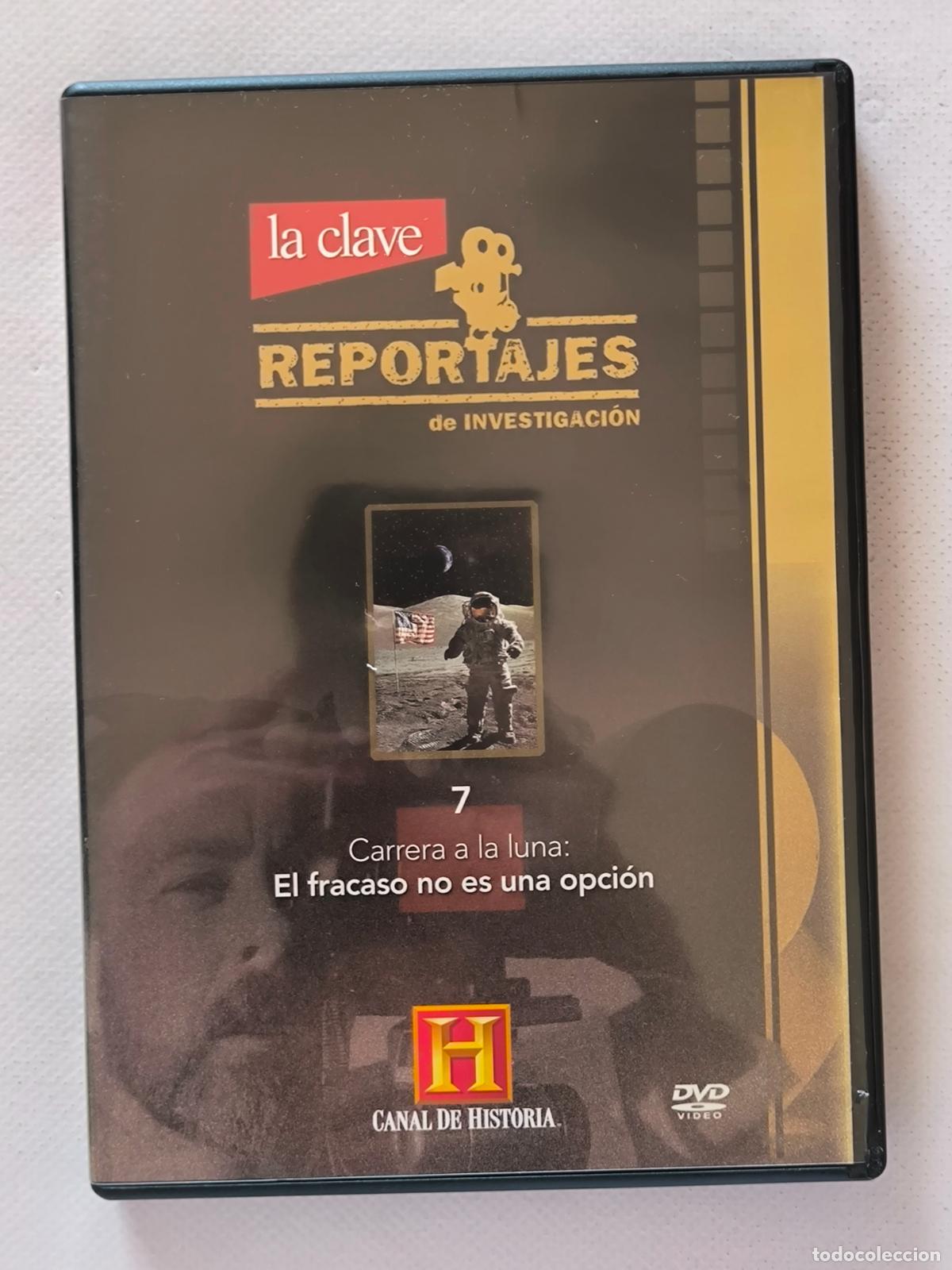 Cine: DVD REPORTAJES DE INVESTIGACION N&ordm; 7 - CARRERA A LA LUNA: EL FRACASO NO ES UNA OPCION (K8)