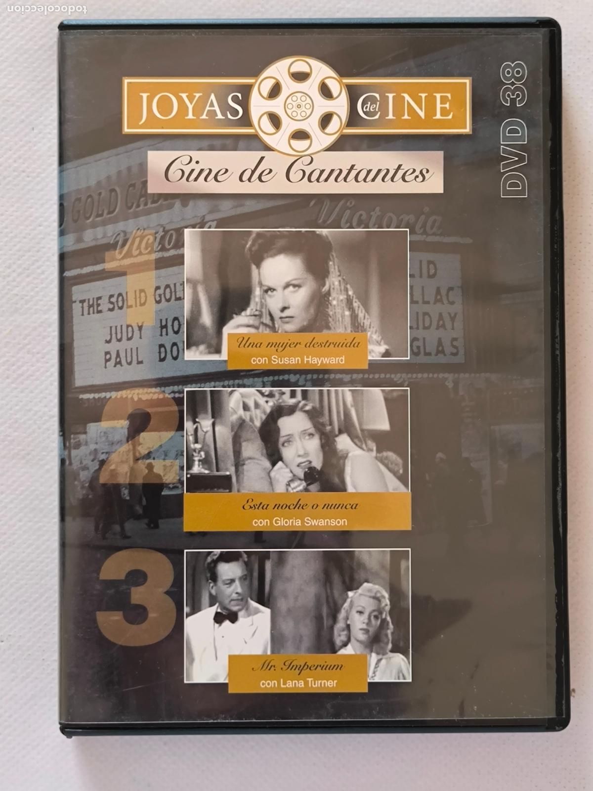 Cine: DVD UNA MUJER DESTRUIDA / ESTA NOCHE O NUNCA / MR. IMPERIUM - JOYAS DEL CINE N&ordm; 38 (K8)
