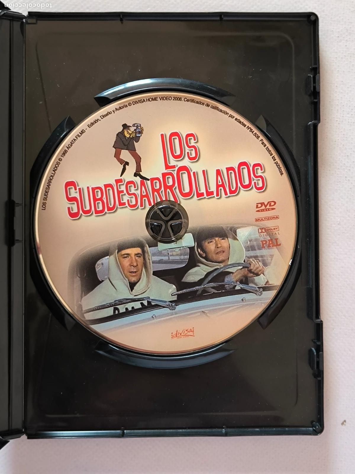 Cine: DVD LOS SUBDESARROLLADOS - SOLO DISCO Y CAJA - SIN CARATULA (K8)