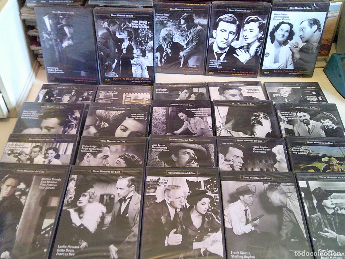 Cine: Lote DVD de 25 pel&iacute;culas distintas precintadas . Obras maestras del cine 2003 Env&iacute;o gratis