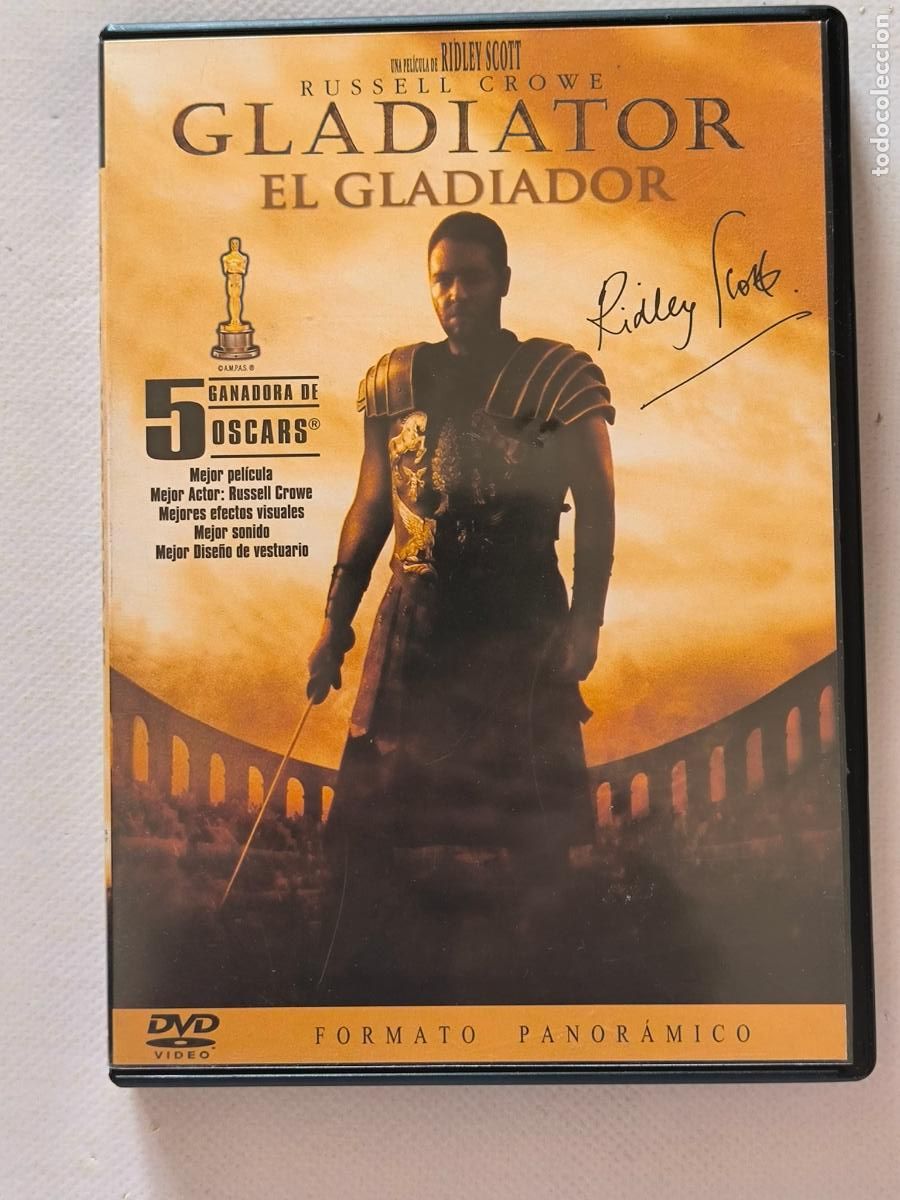 Cine: DVD GLADIATOR (EL GLADIADOR) - RIDLEY SCOTT (V8)